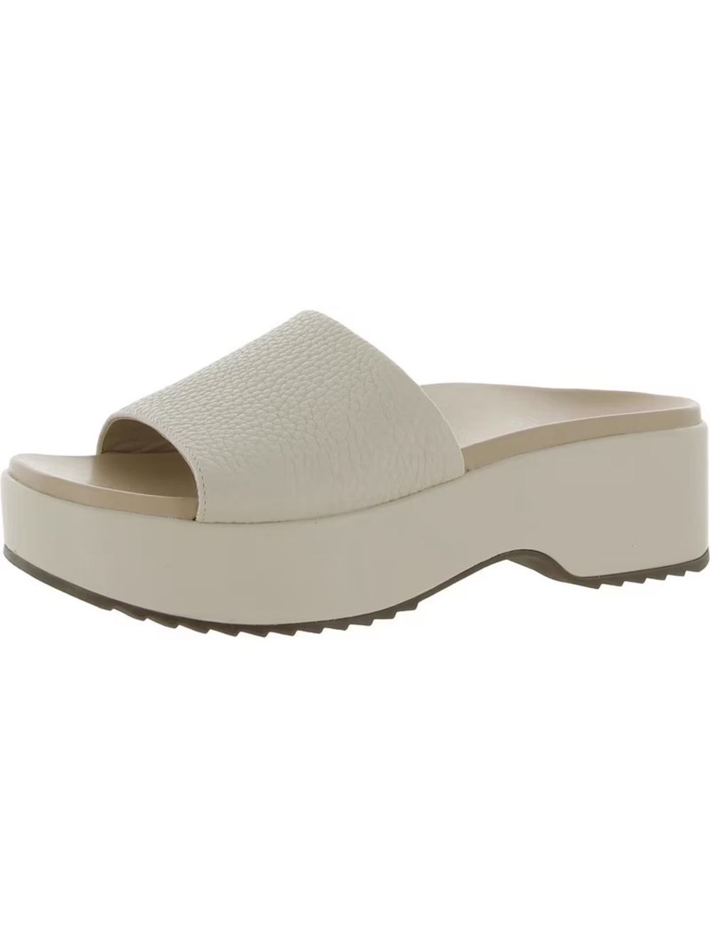 Vionic Trista Plateau Platform Slide Sandal Women’s Size 8 Cream